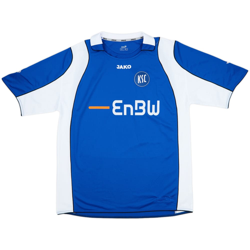 2007-08 Karlsruhe Home Shirt - 9/10 - (XL)