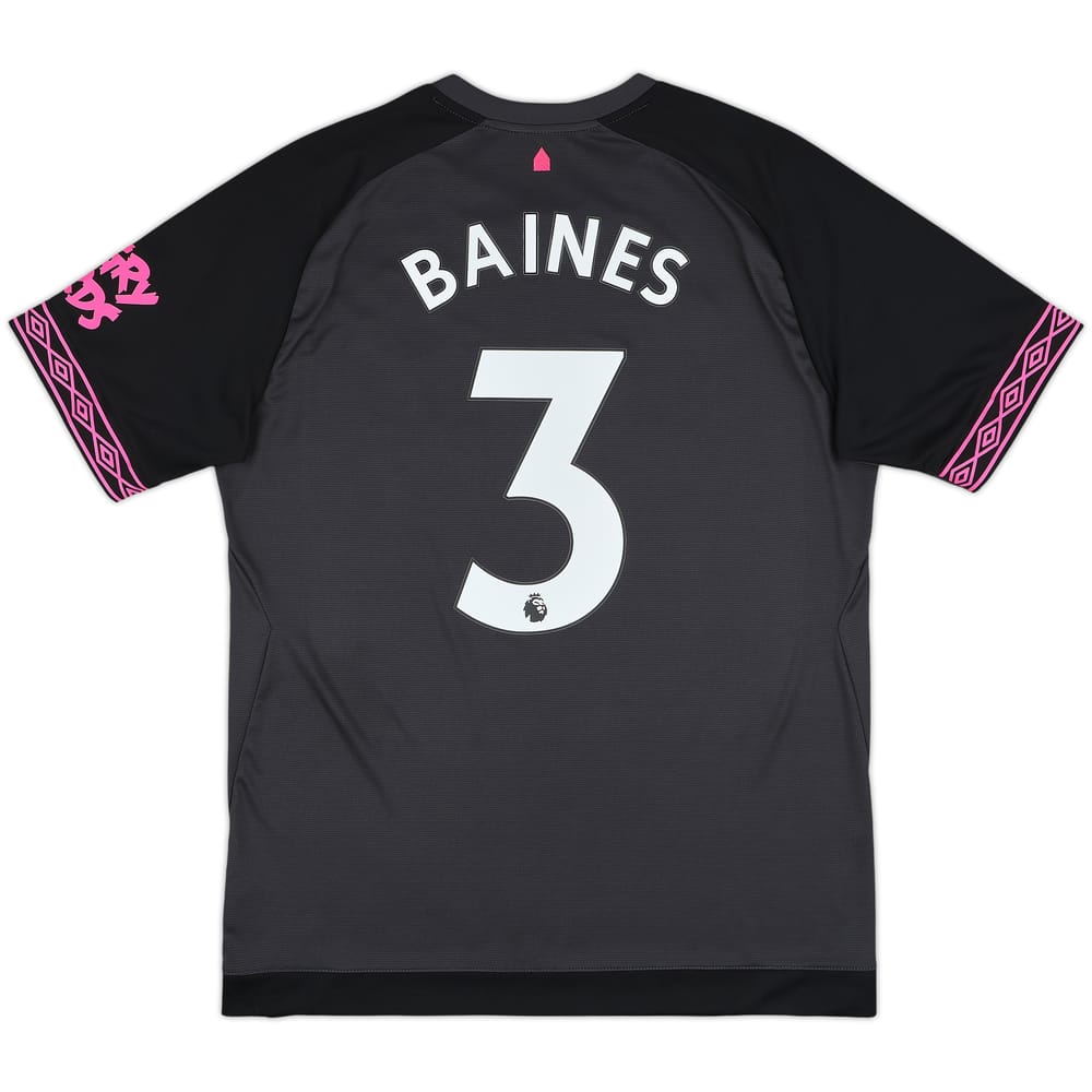 2018-19 Everton Away Shirt Baines #3 - 9/10 - (L)