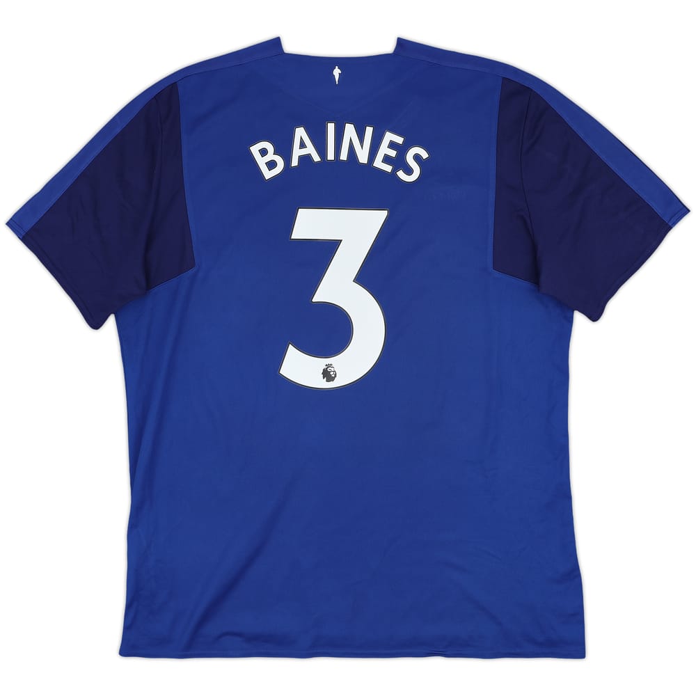 2017-18 Everton Home Shirt Baines #3 - 7/10 - (XXL)
