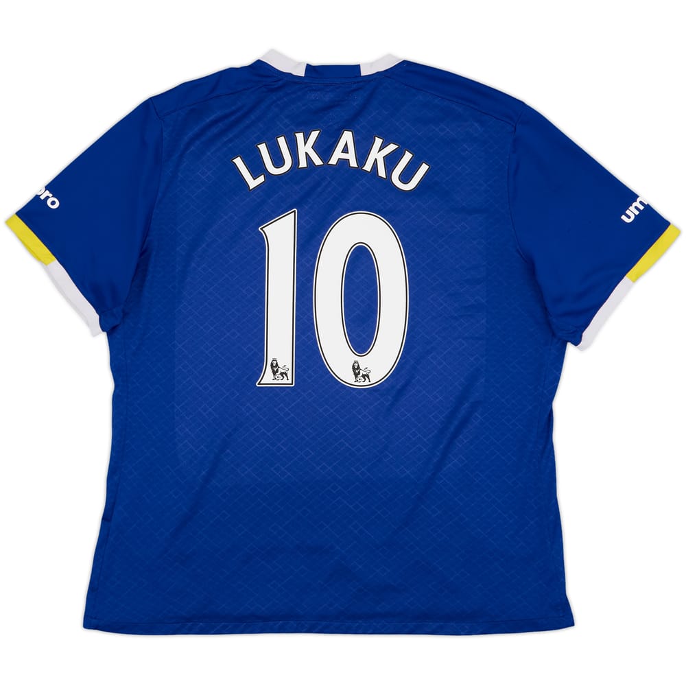 2016-17 Everton Home Shirt Lukaku #10 - 8/10 - (XL)