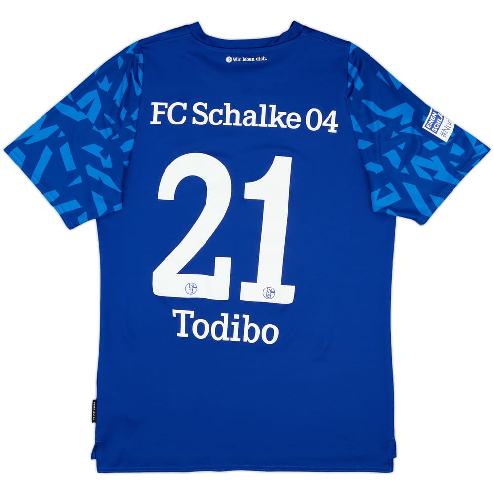2019-20 Schalke Home Shirt Todibo #21 - 9/10 - (M)