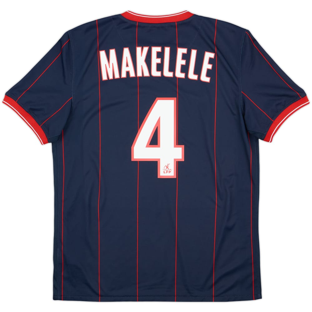 2009-10 Paris Saint-Germain Home Shirt Makelele #4 - 9/10 - (M)