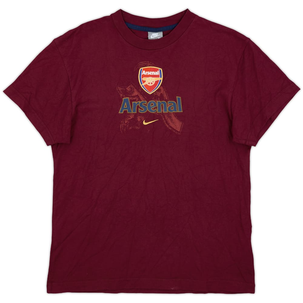 2008-09 Arsenal Nike Cotton Tee - 9/10 - (XL.Boys)