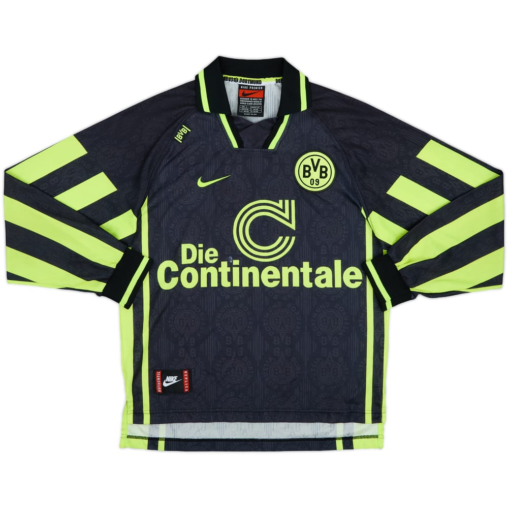 1996-97 Borussia Dortmund Away L/S Shirt - 8/10 - (S)