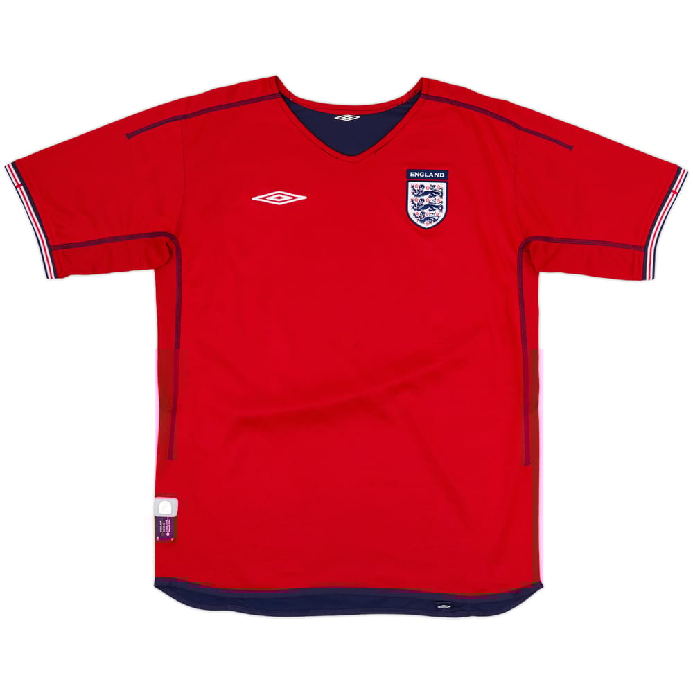 2002-04 England Away Shirt - 3/10 - (XL)