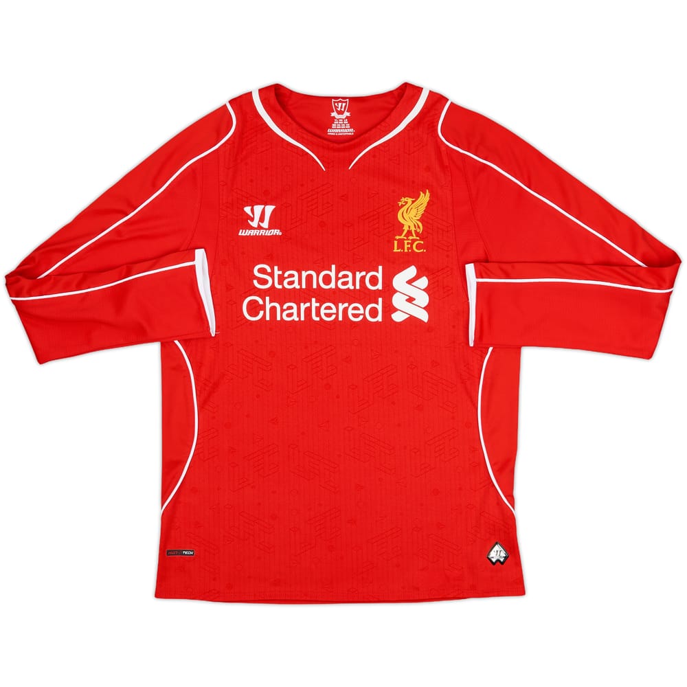 2014-15 Liverpool Home L/S Shirt - 7/10 - (L.Boys)