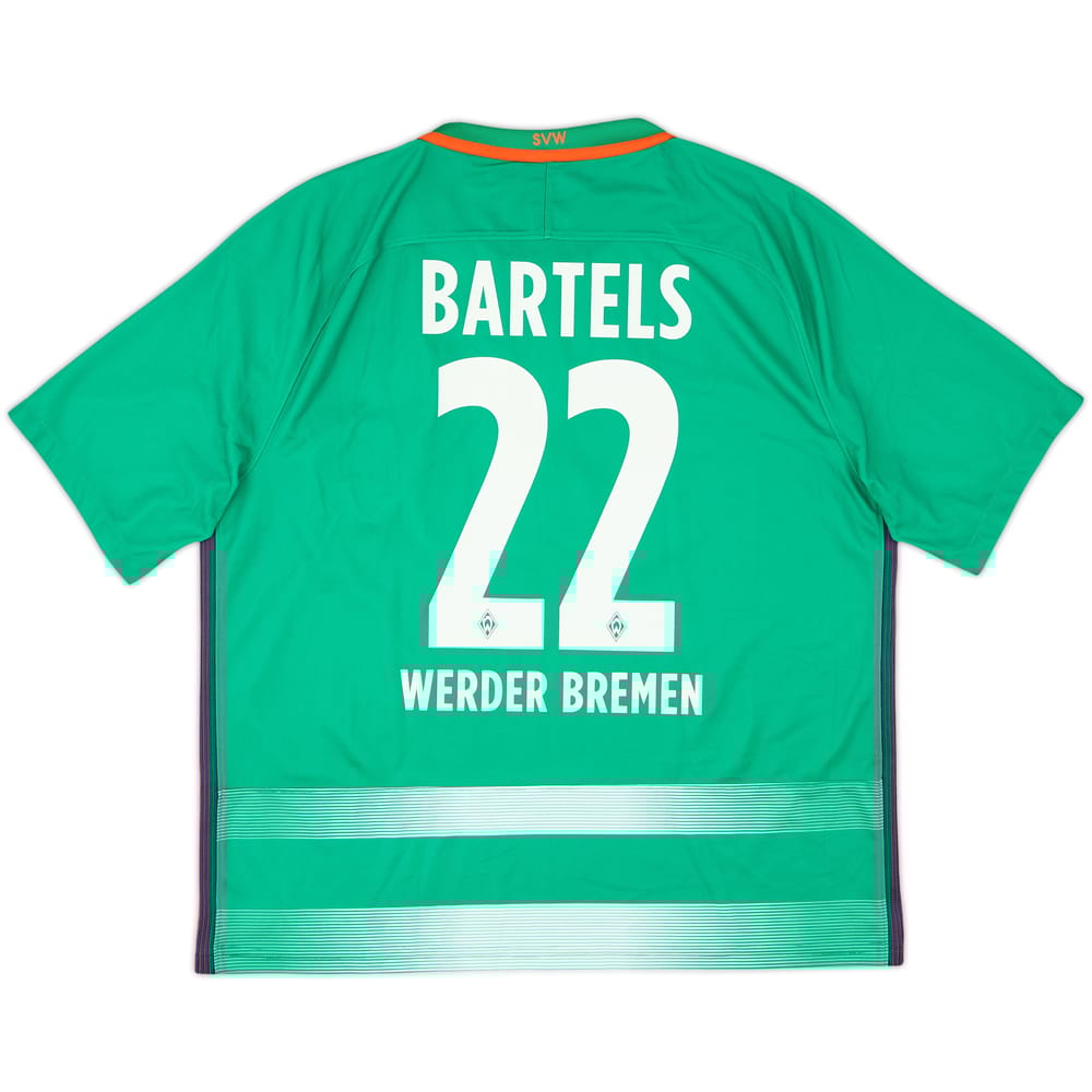 2016-17 Werder Bremen Home Shirt Bartels #22 - 8/10 - (XL)