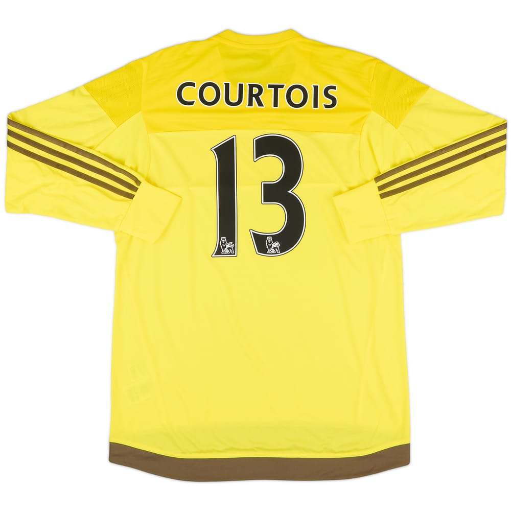 2015-16 Chelsea Player Issue GK Shirt Courtois #13 (L)