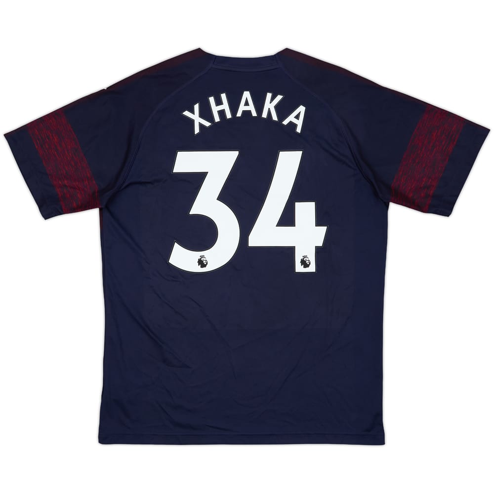 2018-19 Arsenal Away Shirt Xhaka #34 - 9/10 - (L)
