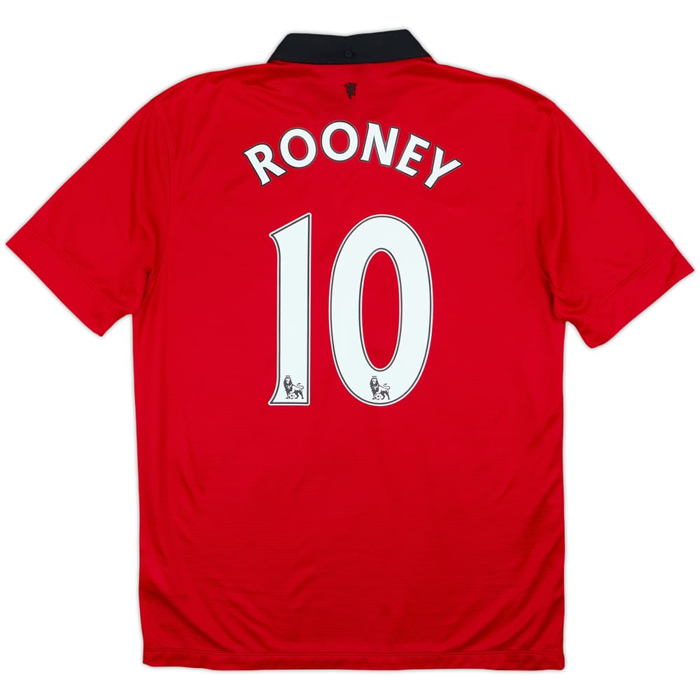 2013-14 Manchester United Home Shirt Rooney #10 - 5/10 - (M)
