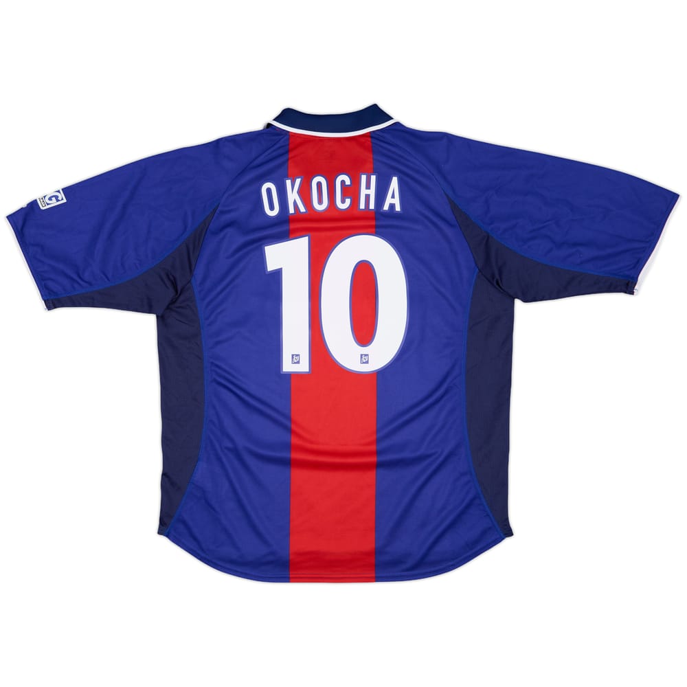2000-01 Paris Saint-Germain Home Shirt Okocha #10 - 8/10 - (XL)