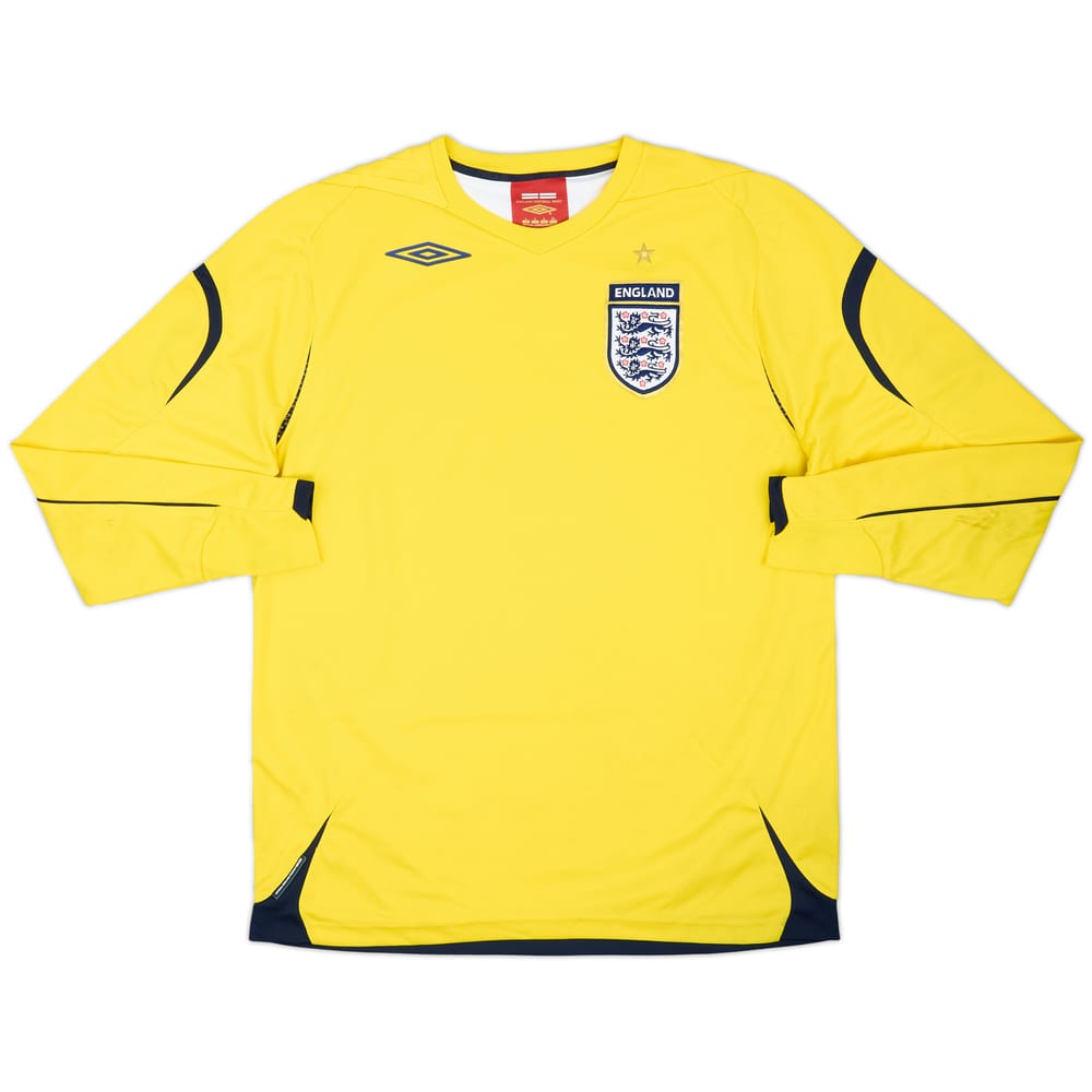 2006-08 England GK Shirt - 6/10 - (L)