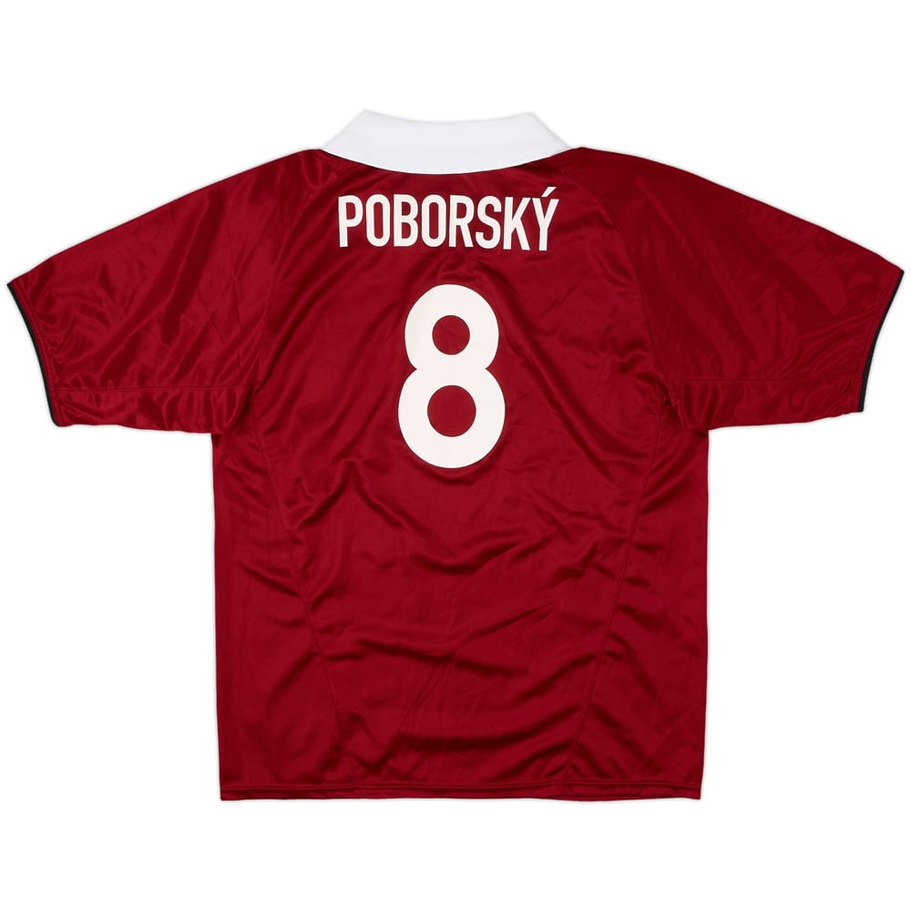 2003-04 Sparta Prague Home Shirt Poborsky #8 - 9/10 - (S)