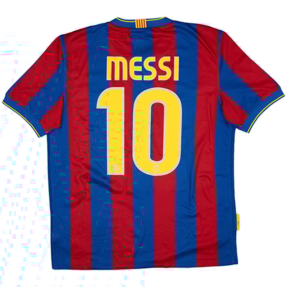 2009-10 Barcelona Home Shirt Messi #10 - 8/10 - (M)