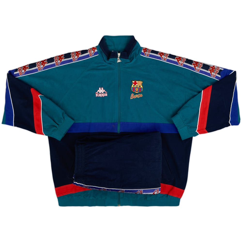 1995-97 Barcelona Kappa Full Tracksuit - 6/10 - (XL)