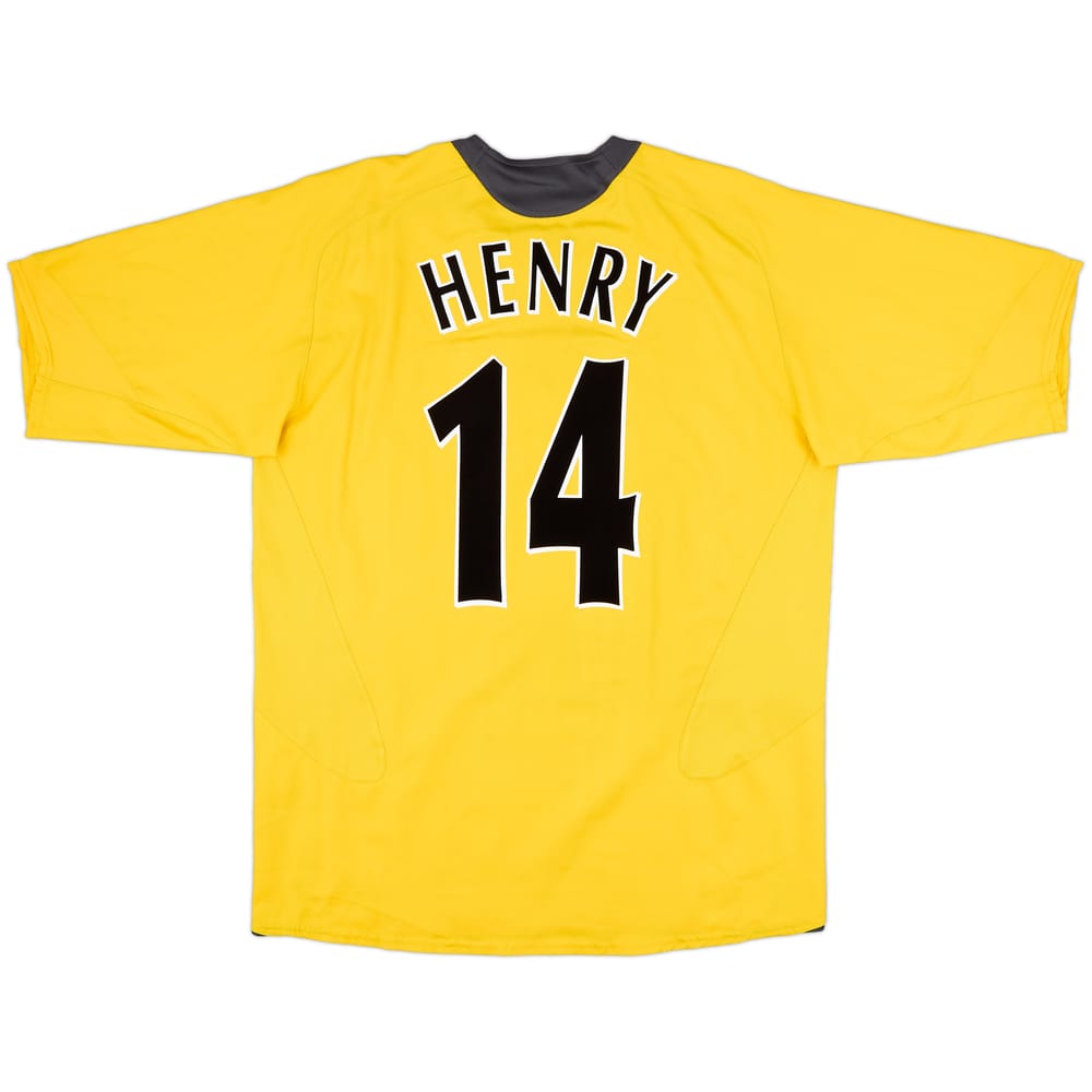 2005-06 Arsenal Away Shirt Henry #14 - 8/10 - (XL)