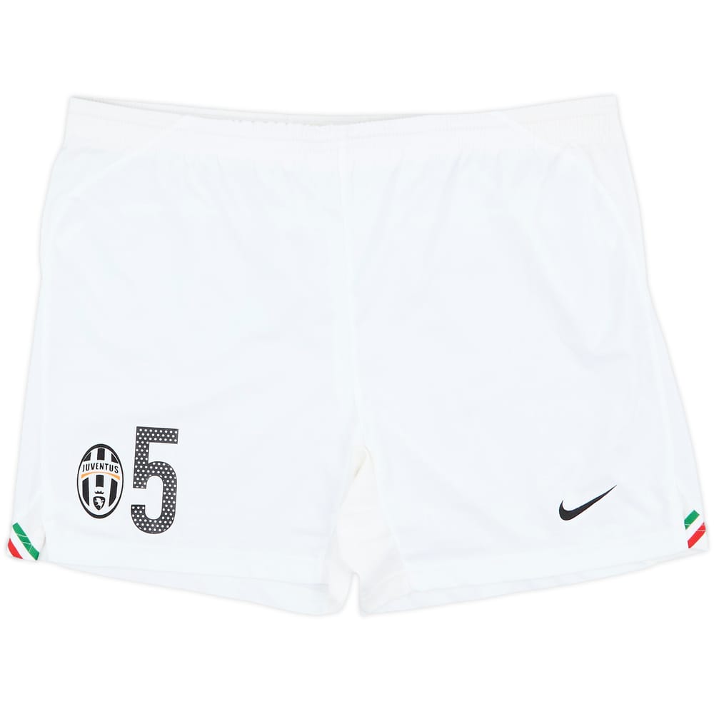 2005-06 Juventus Player Issue Home Shorts #5 - 6/10 - (XL)