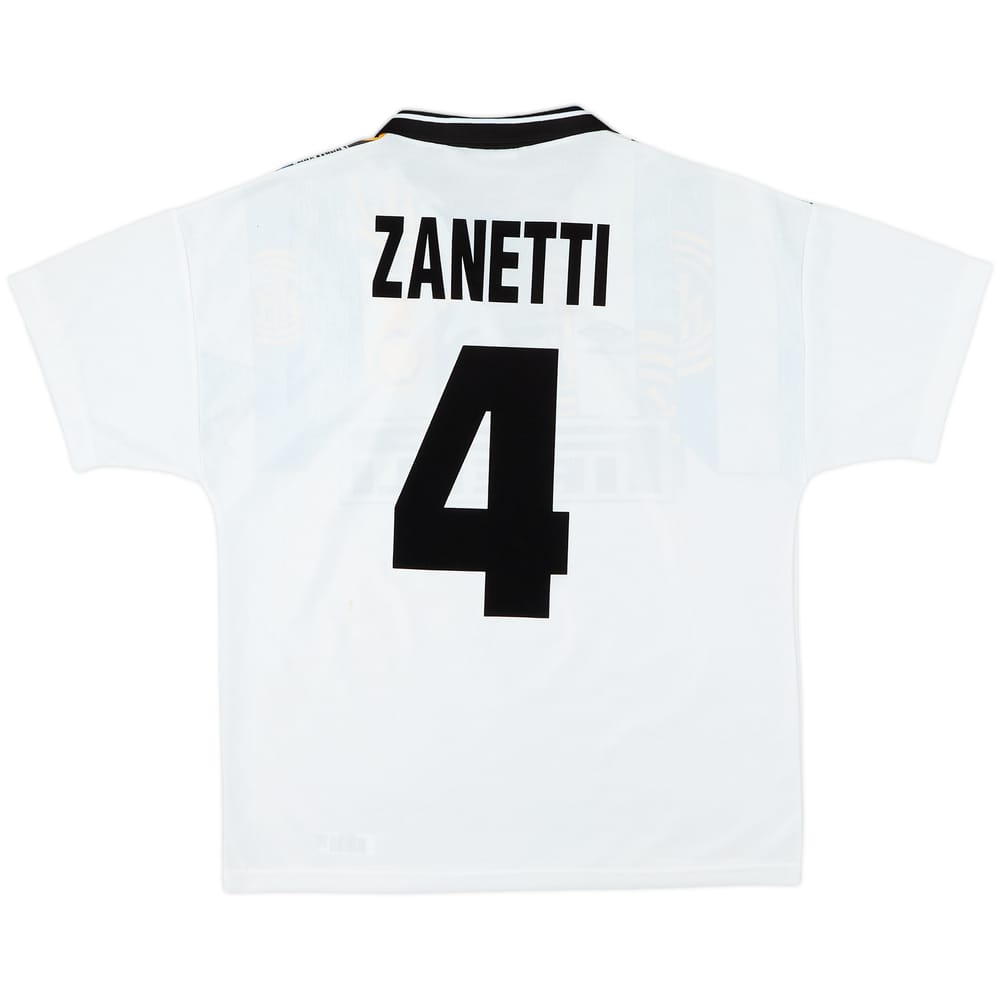 1995-96 Inter Milan Away Shirt Zanetti #4 - 6/10 - (M)