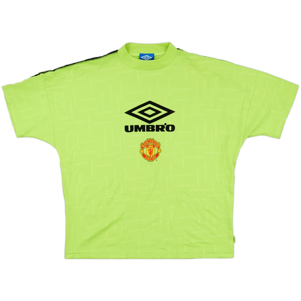 1994-96 Manchester United Umbro Training Shirt - 8/10 - (XL)