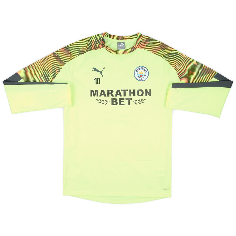 2019-20 Manchester City Player Issue Rain Shell Top #10 - 9/10 - (M)