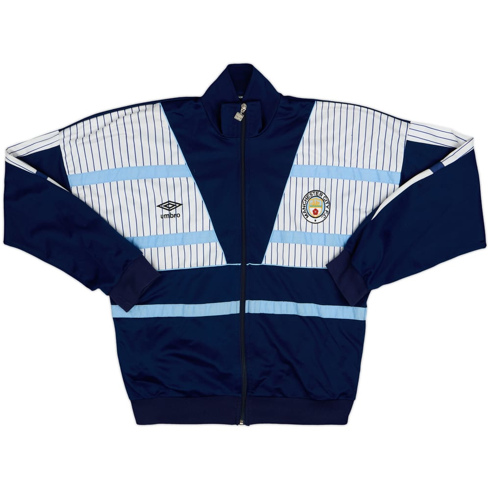 1991-92 Manchester City Umbro Track Jacket - 9/10 - (M)