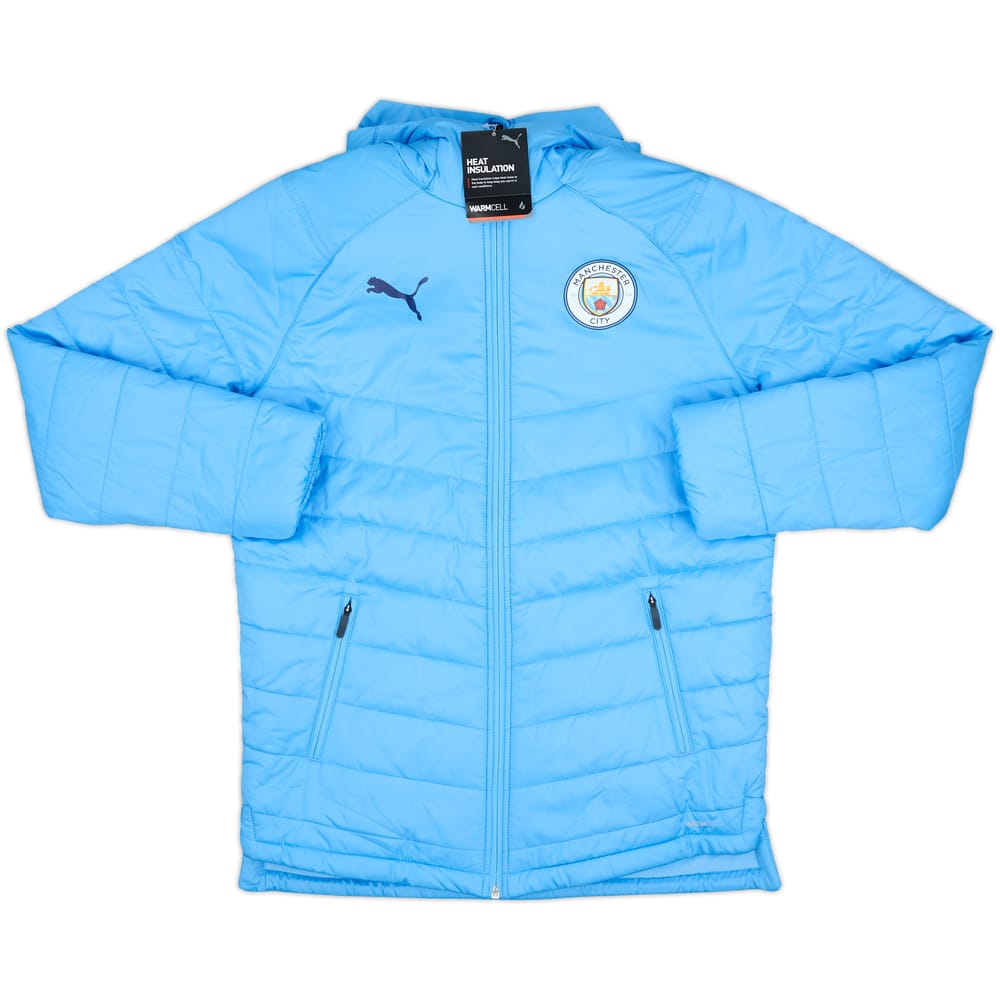 2019-20 Manchester City Puma Padded Bench Coat (L.Boys)