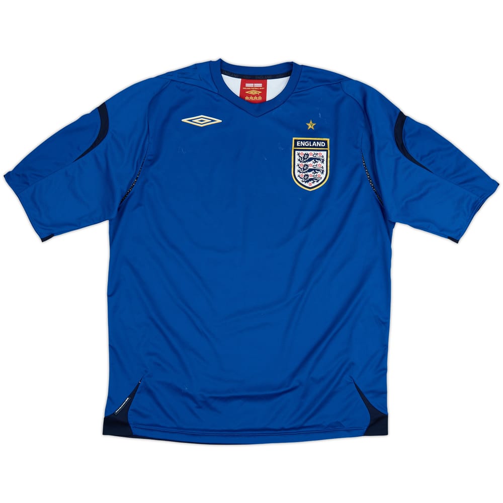 2006-08 England GK S/S Shirt - 5/10 - (XL)