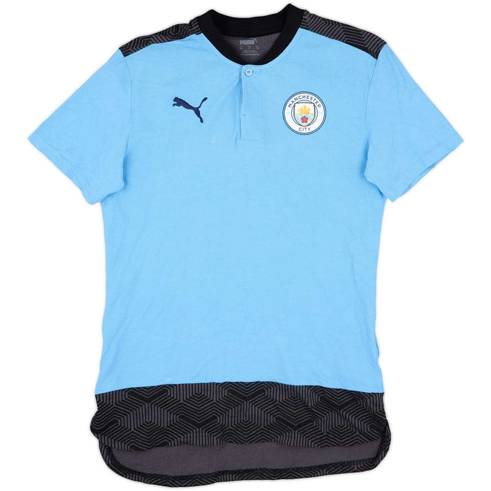 2020-21 Manchester City Puma Polo Shirt - 7/10 - (M)