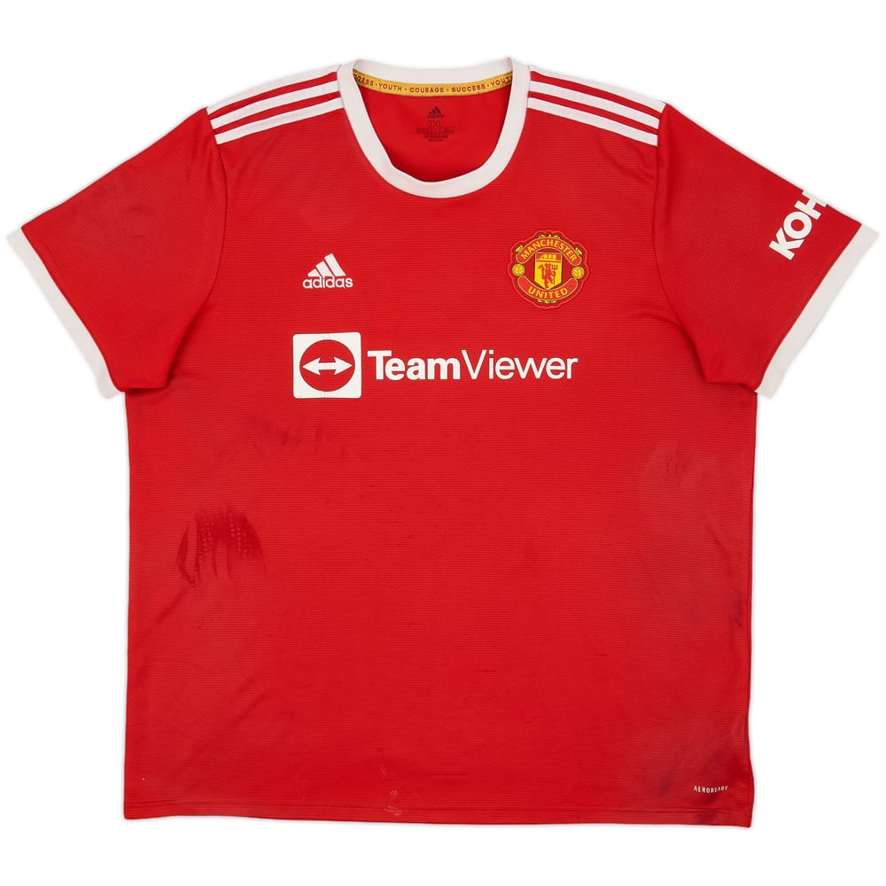 2021-22 Manchester United Home Shirt - 4/10 - (XXL)