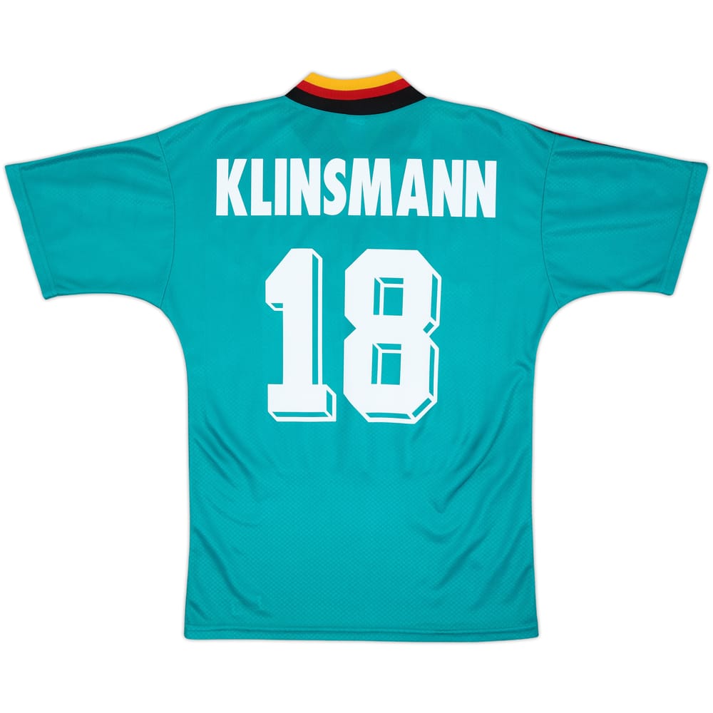 1994-96 Germany Away Shirt Klinsmann #18 - 9/10 - (S)