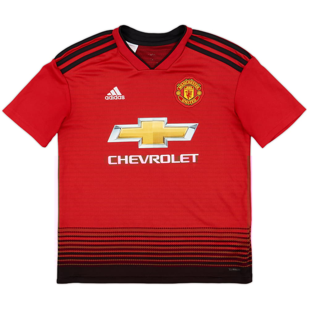 2018-19 Manchester United Home Shirt - 7/10 - (M.Boys)