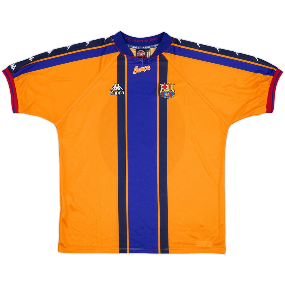 1997-98 Barcelona Away Shirt - 4/10 - (XL)