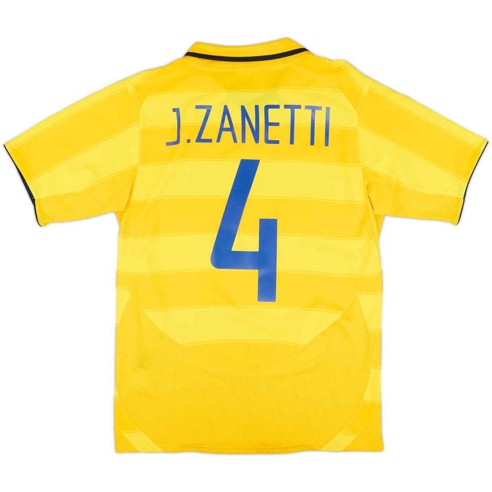 2003-04 Inter Milan Away Shirt J.Zanetti #4 - 8/10 - (S)