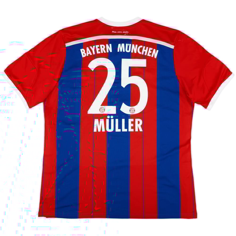 2014-15 Bayern Munich Home Shirt Muller #25 - 5/10 - (XXL)
