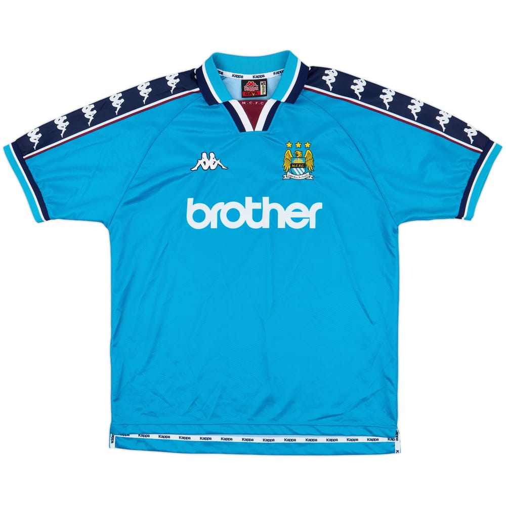 1997-99 Manchester City Home Shirt - 8/10 - (XL)