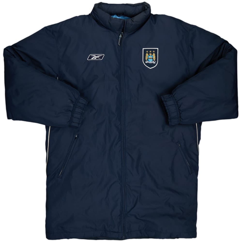 2003-04 Manchester City Padded Bench Coat - 8/10 - (L)