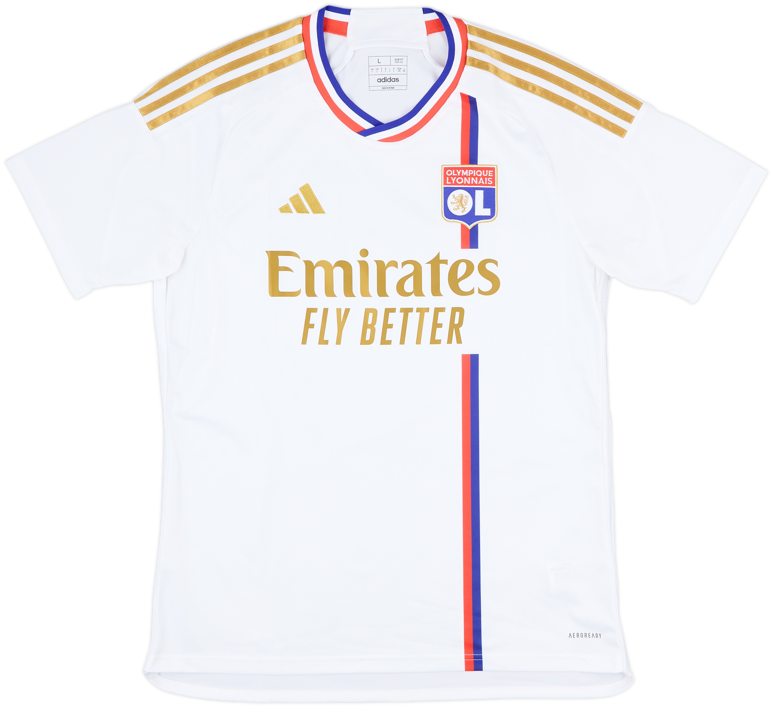 2023-24 Lyon Home Shirt - 10/10 - (L)