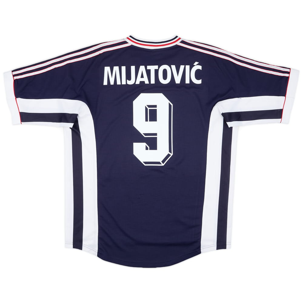1998-99 Yugoslavia Home Shirt Mijatovic #9 - 8/10 - (L)