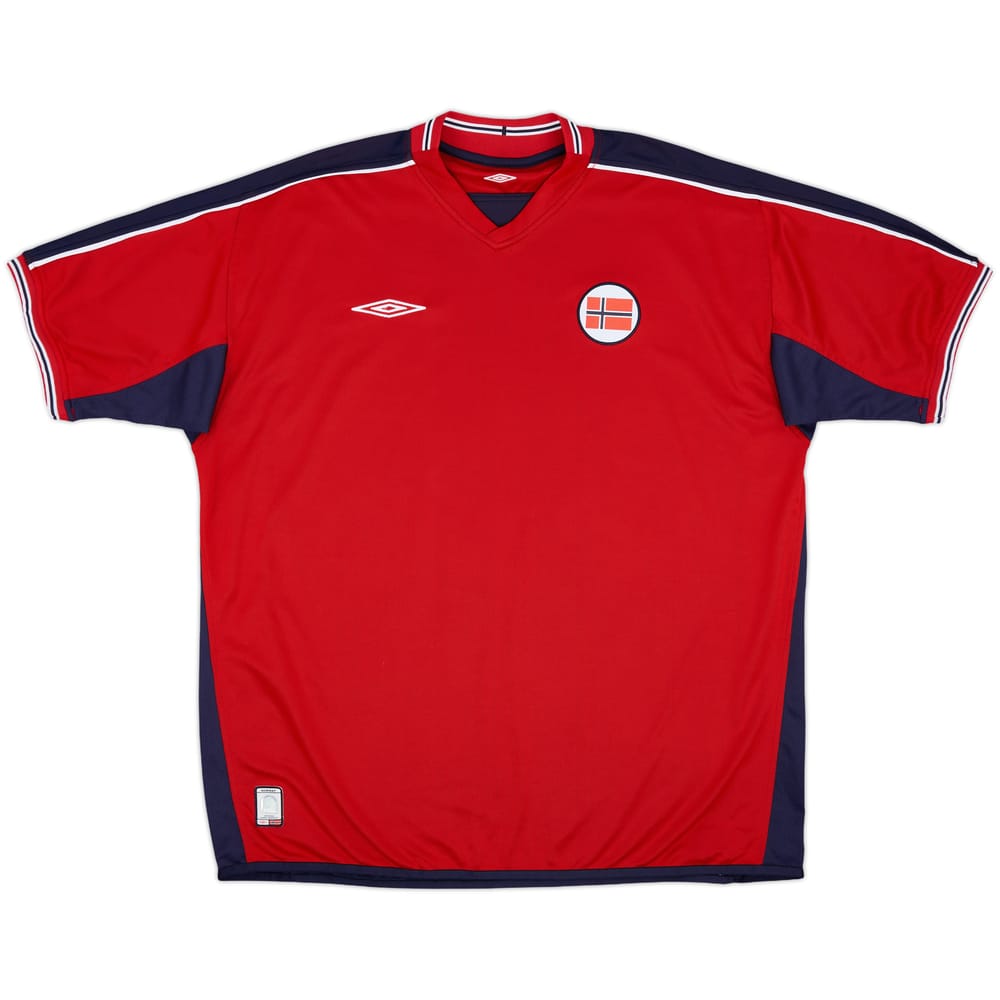 2003-04 Norway Home Shirt - 8/10 - (XXL)