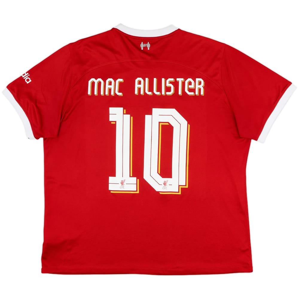 2023-24 Liverpool Home Shirt Mac Allister #10 - 8/10 - (XXL)