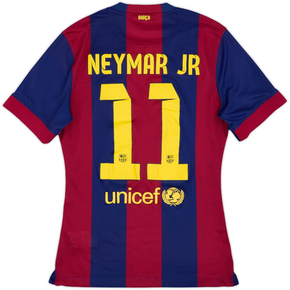 2014-15 Barcelona Authentic Home Shirt Neymar Jr #11 - 6/10 - (S)