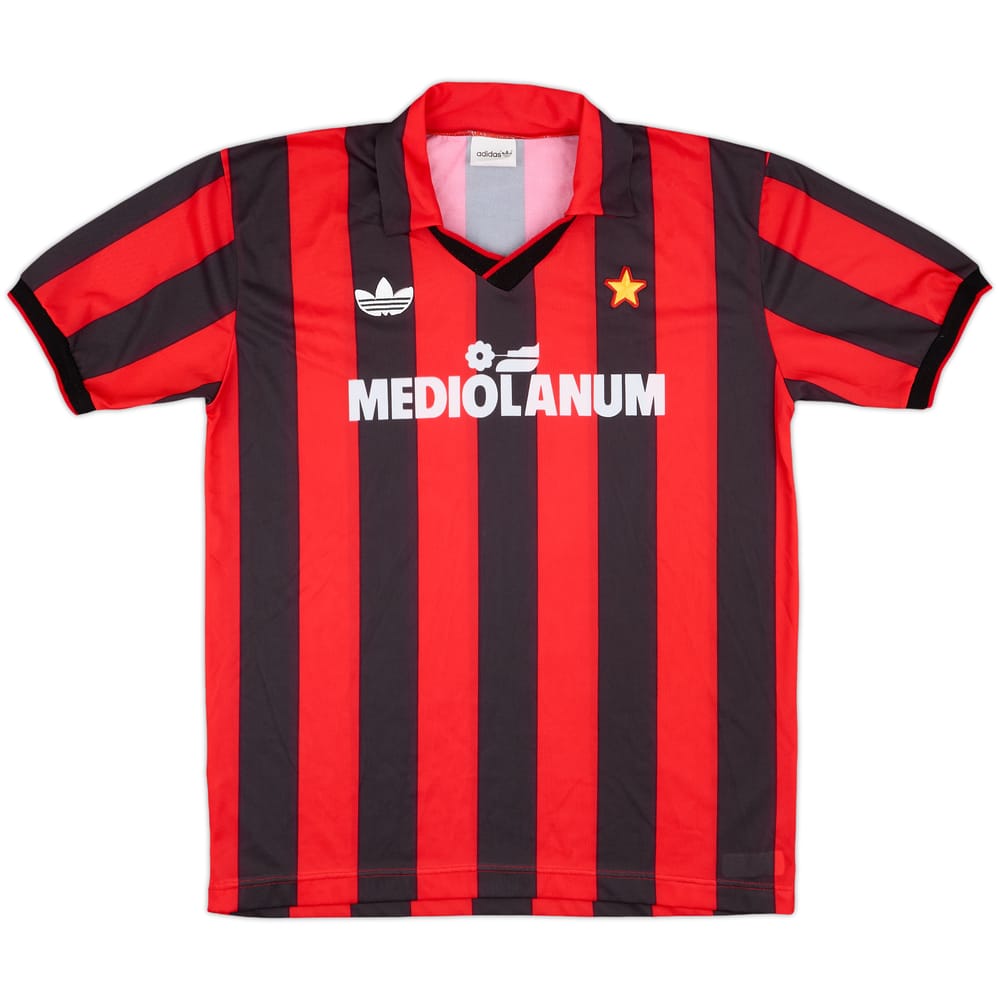 1990-91 AC Milan Home Shirt - 10/10 - (M)