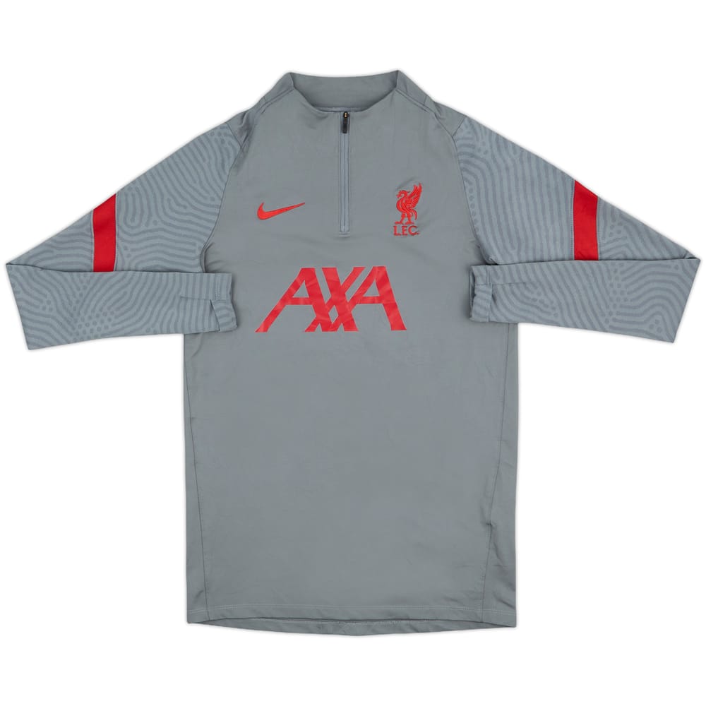 2020-21 Liverpool Nike 1/4 Zip Training Top - 9/10 - (S)