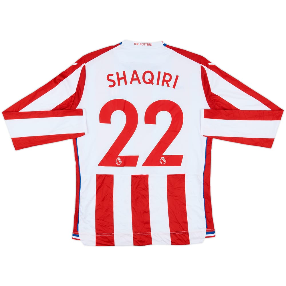 2017-18 Stoke City Home L/S Shirt Shaqiri #22 - 9/10 - (S)