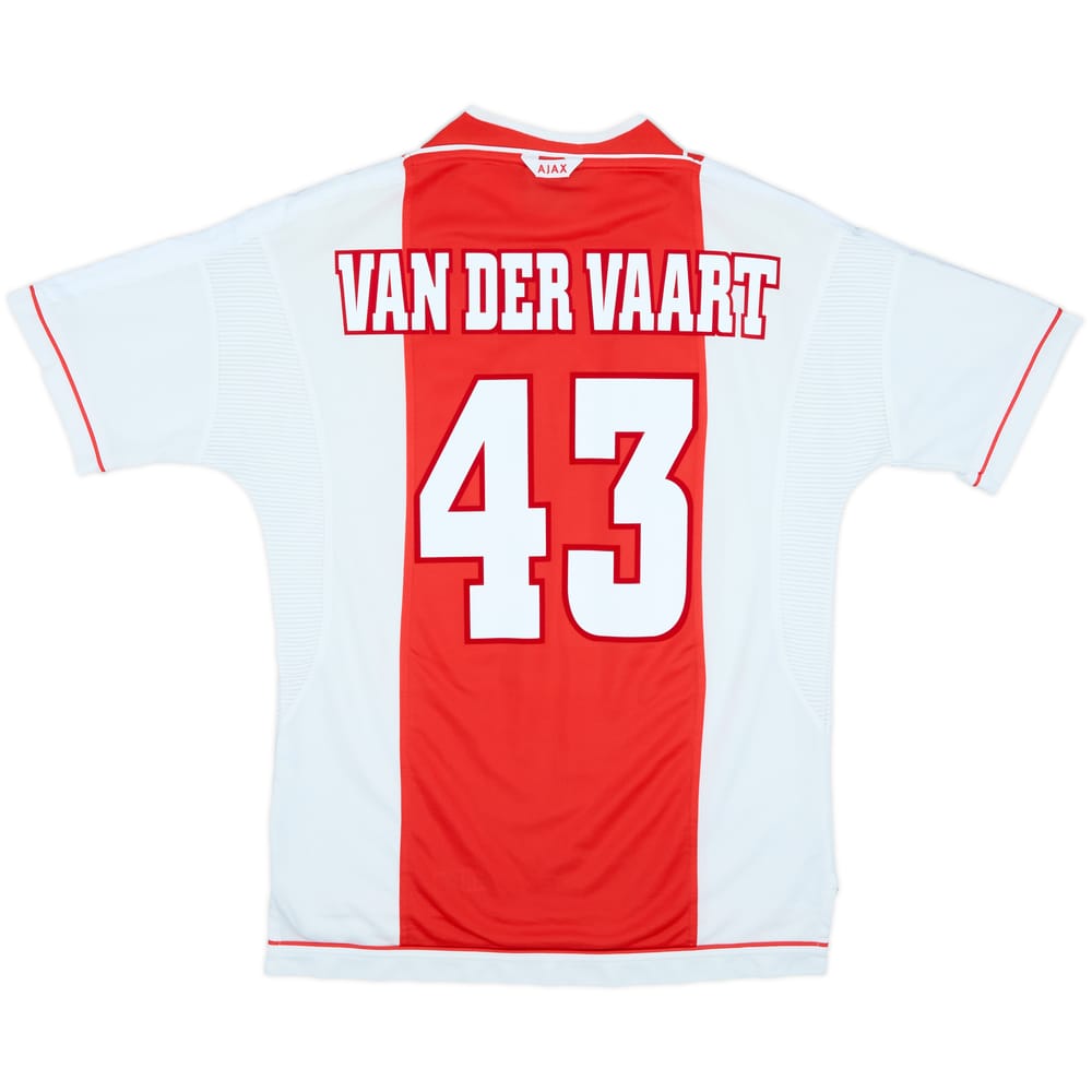 1999-00 Ajax Home Shirt Van Der Vaart #43 - 9/10 - (M)