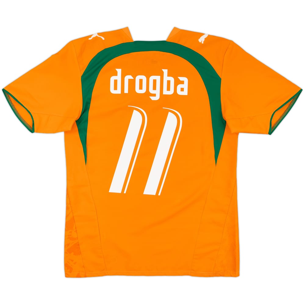2006-07 Ivory Coast Home Shirt Drogba #11 - 10/10 - (S)