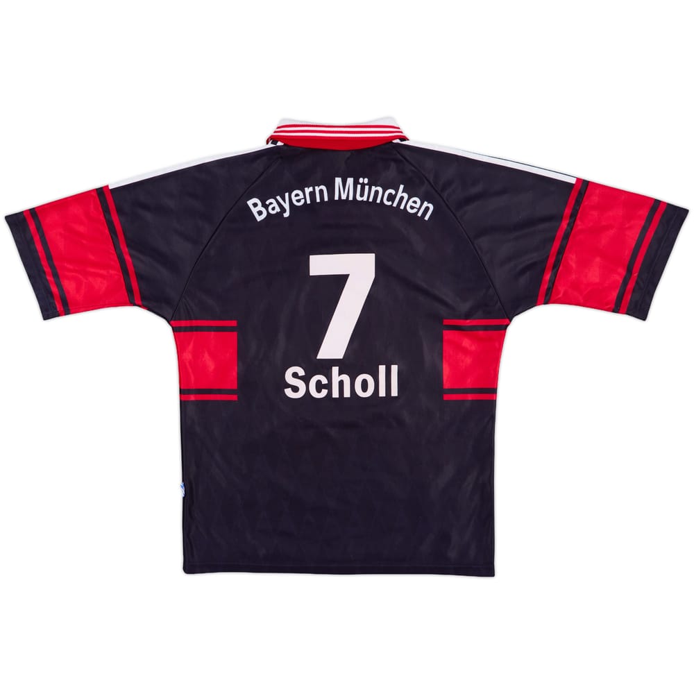 1997-99 Bayern Munich Home Shirt Scholl #7 - 9/10 - (M)