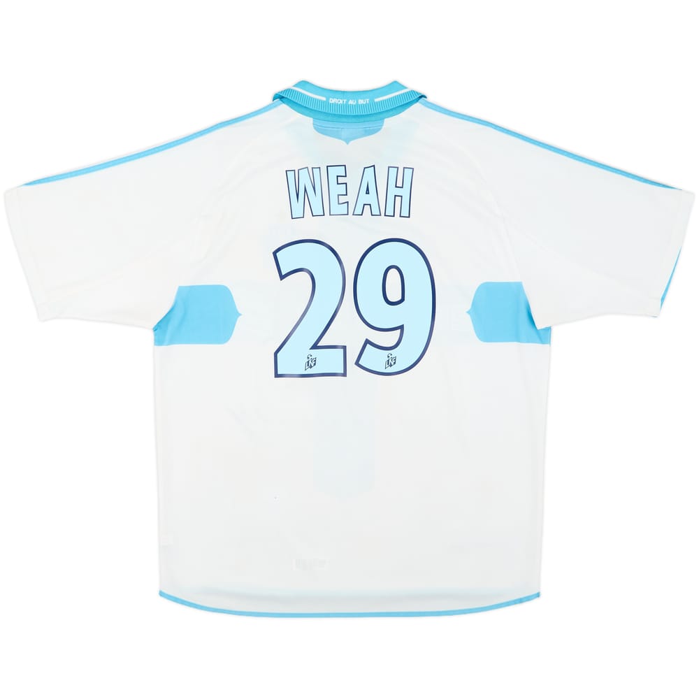 2000-01 Olympique Marseille Home Shirt Weah #29 - 6/10 - (L)