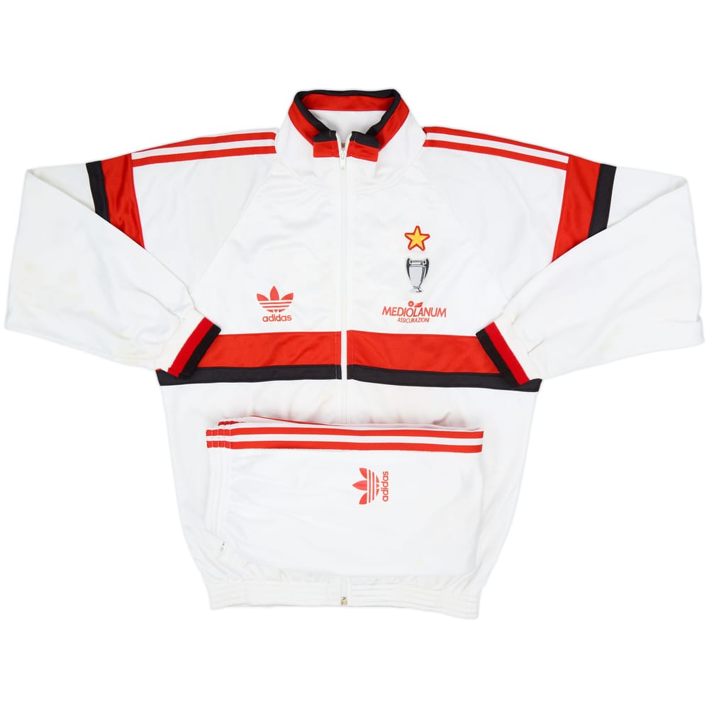 1990-92 AC Milan adidas Tracksuit - 7/10 - (L)