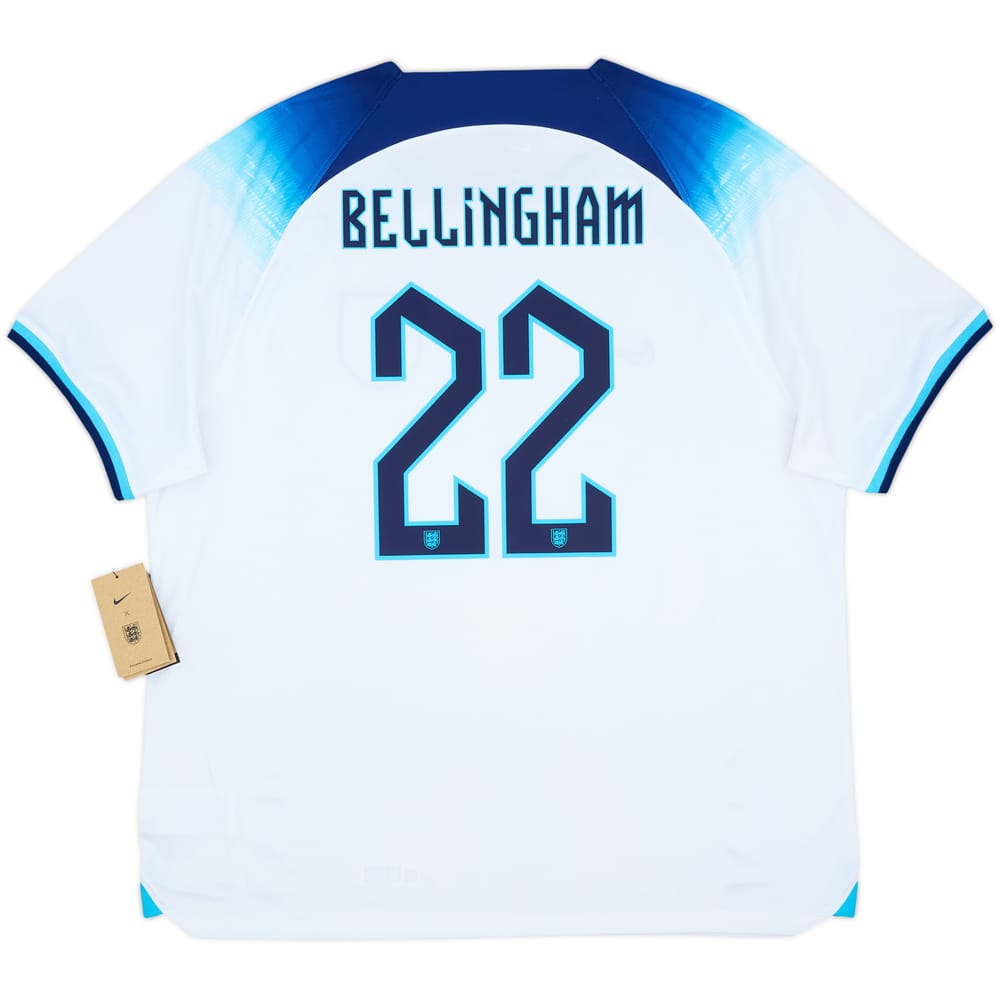 2022-23 England Home Shirt Bellingham #22 (XXL)